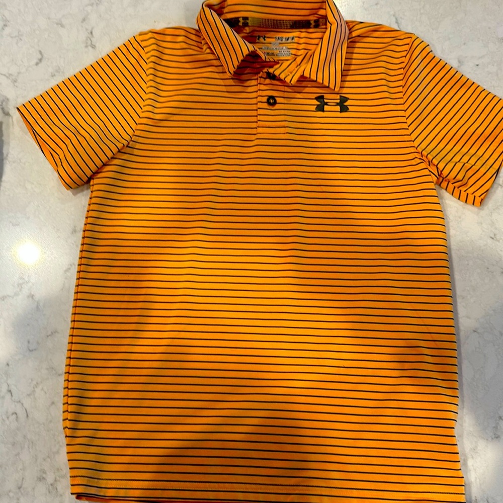 Boys collared under armour  shirt